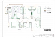 Дизайн-проект интерьера 3-х комнатной квартиры по ул. Невкипелого  